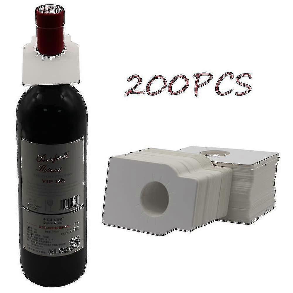 Wine Bottle Cellar Label - 200 Pieces Wine Bottle Neck Tags