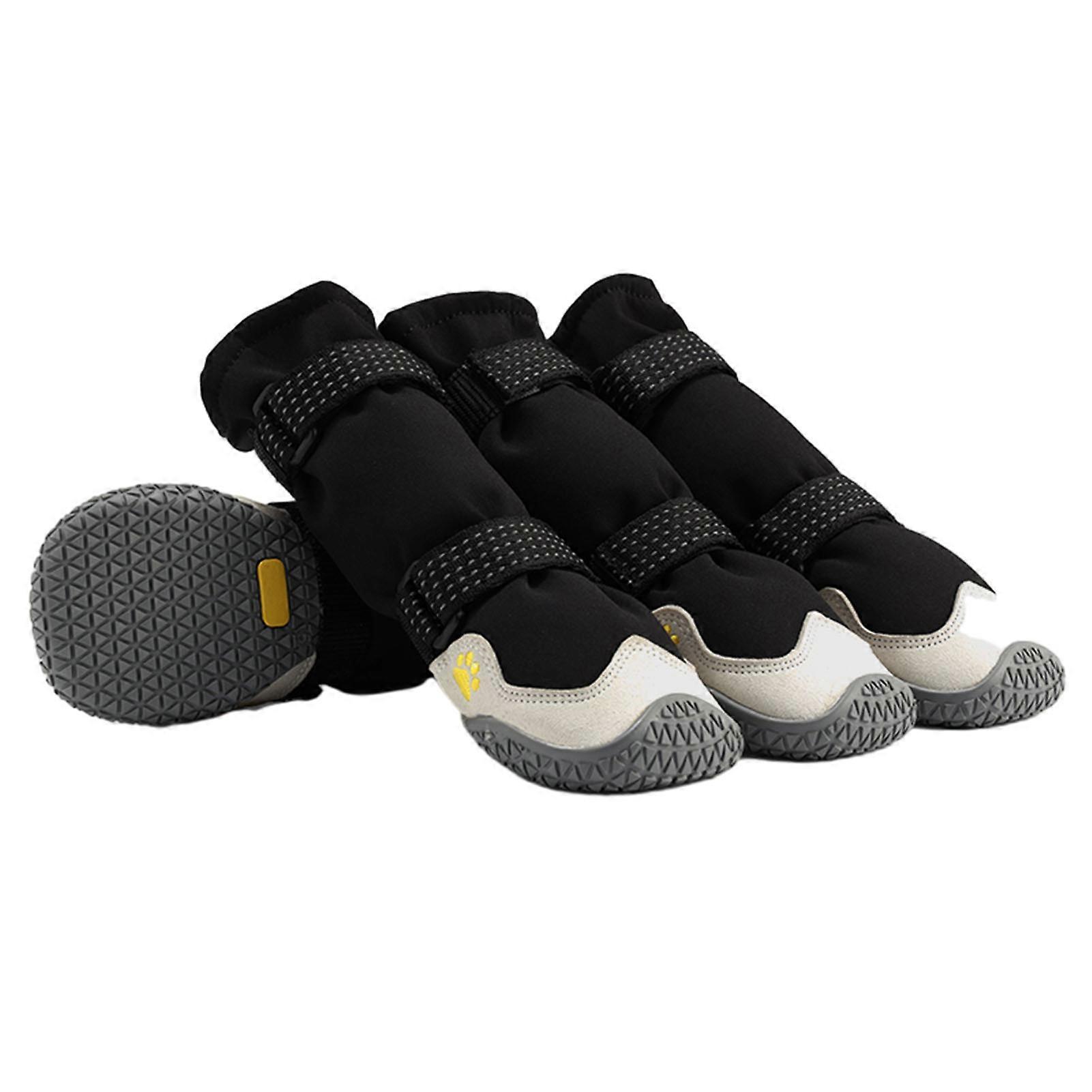 Waterproof Dog Shoes with Reflective Strips Warm Windproof Anti-Stuffy Pet Shoes for Small Medium Large Dog