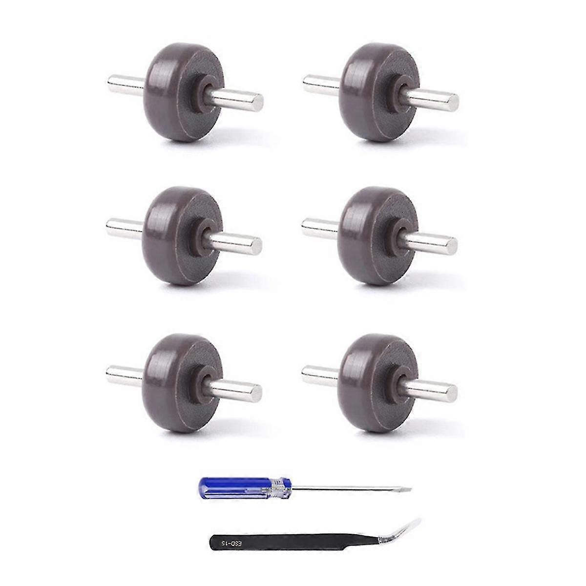 Widened Rollers And Axles Wheels Direct Drive Head For V6 V7 V10 V11 Series Vacuum Cleaner Wheels P