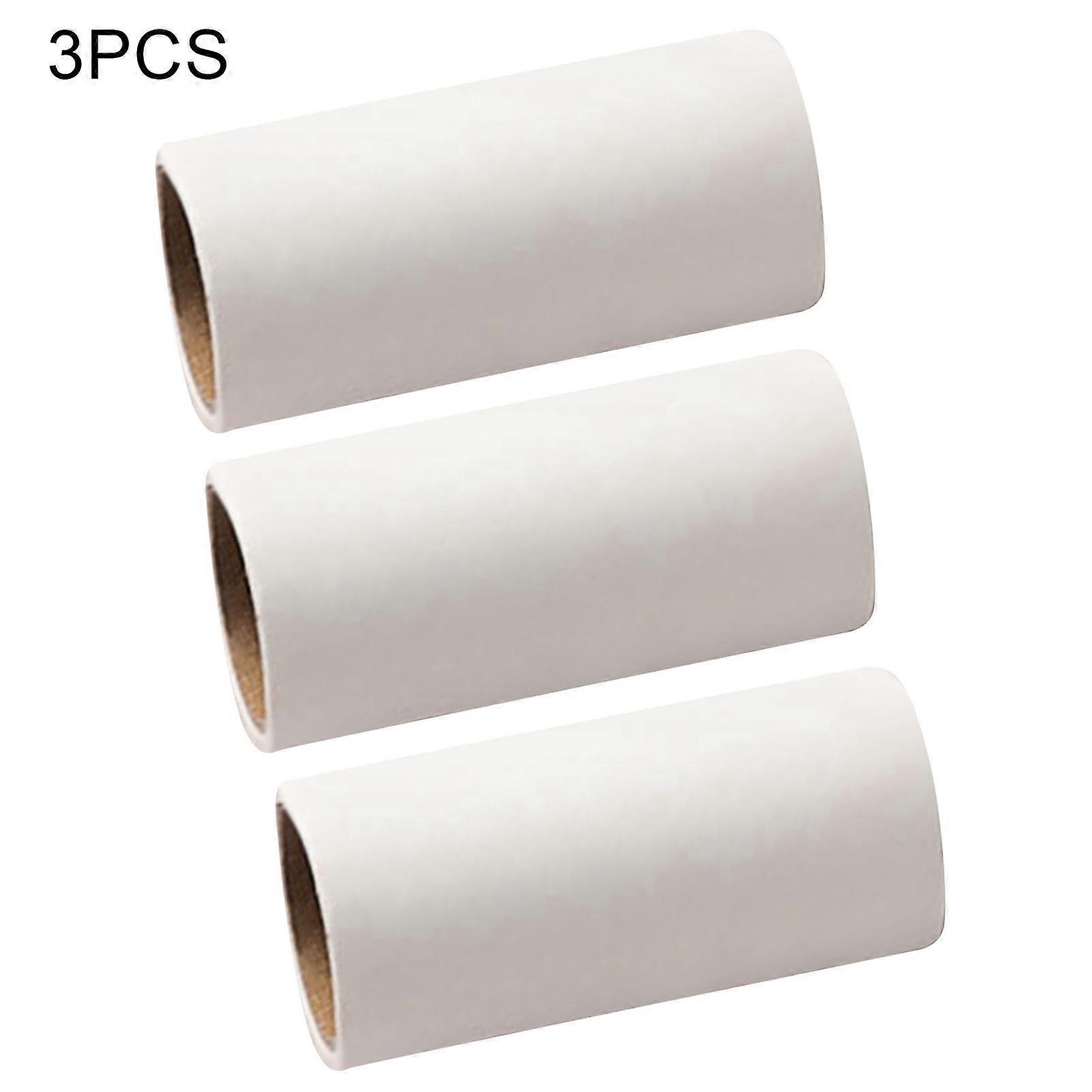 3Pcs Lint Refill Tearable Design Dust Removal Portable Lint Roller Refill for Home Cleaning