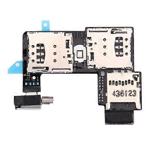 SIM Card Socket + SD Card Socket for Motorola Moto G (2nd Gen.) (Dual SIM Version)