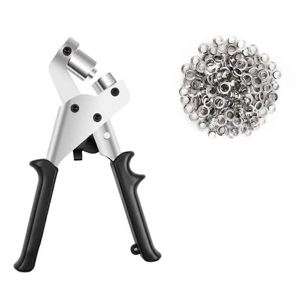 100 Grommet Kit Grommet Setting Tool Metal Set with Install Tool Kit Leather Crafts DIY Projects
