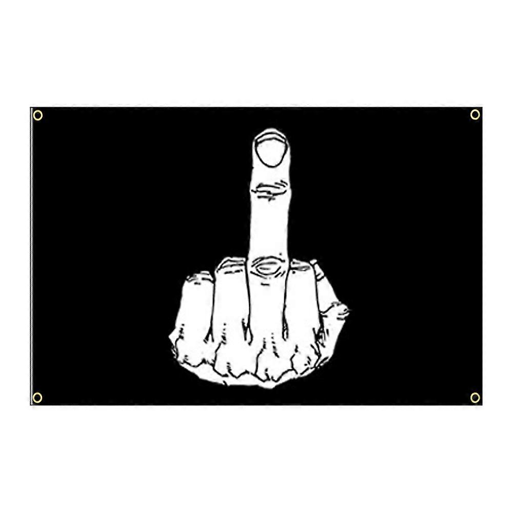 Flaglink 3x5fts 90x150cm Middle Finger Flag up Yours