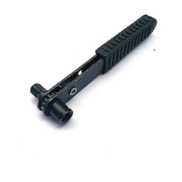 Mini Ratchet 1/4 Inch Snap Ring Shank Screwdriver - Durable, Ergonomic, Adjustable Direction, Interchangeable Bits