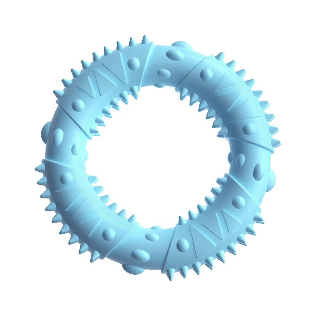 TPR Dog Puppy Teething Chew Toy Donut Tug Toy 3 Color Heavy Duty