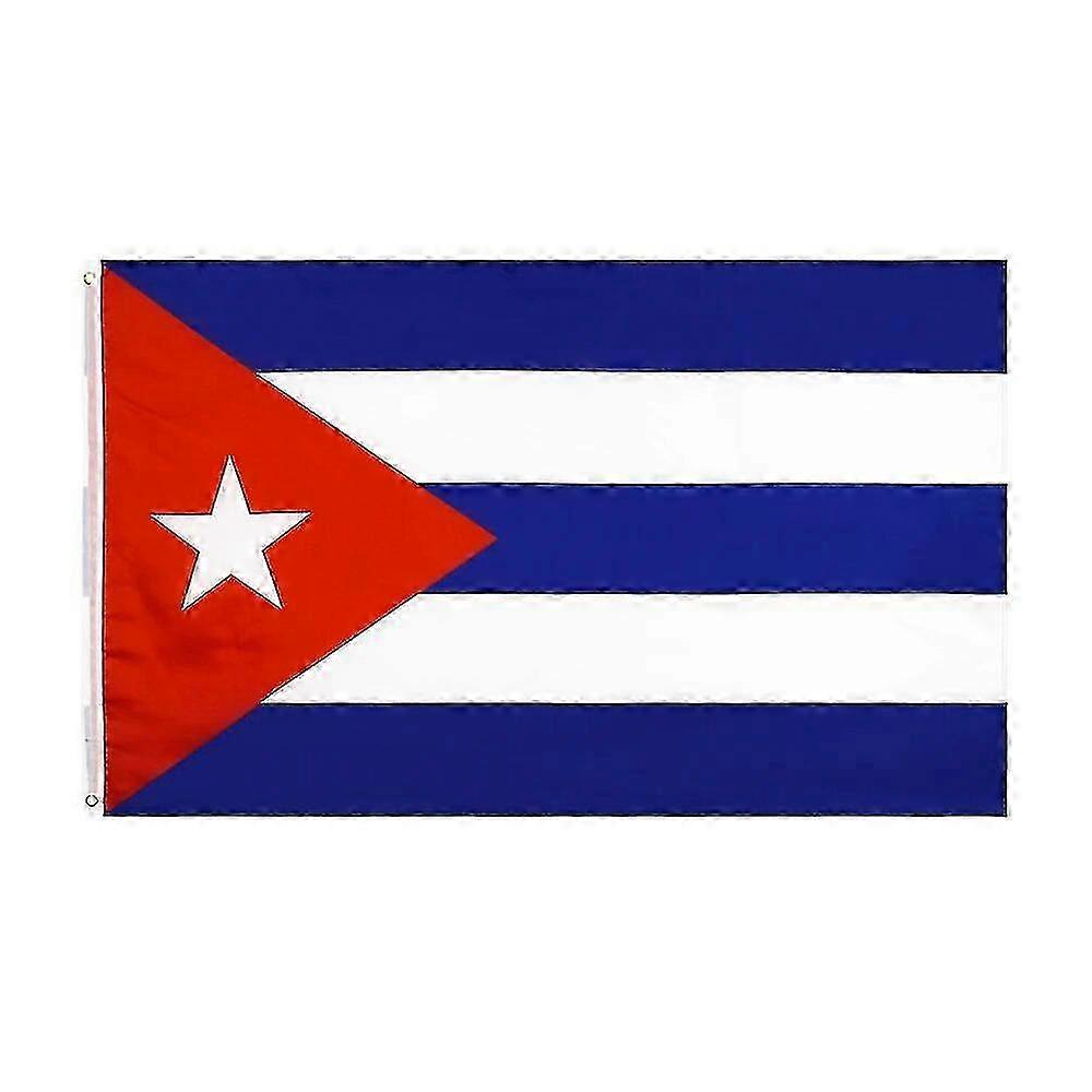 Johninusea 60x90cm/90x150cm Cu Cub Cuba Flag 2x3ft/3x5ft The National Banner---Code19878