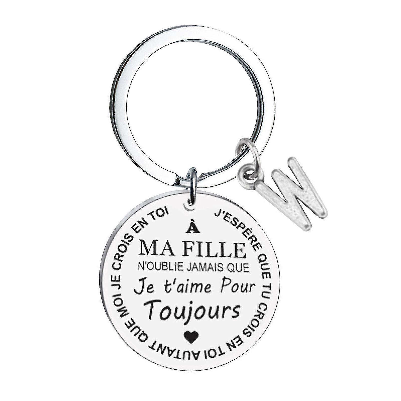 Kızıma Freach Diy Paslanmaz Çelik Soyadı 26 Harf Anahtarlık 3x3cm