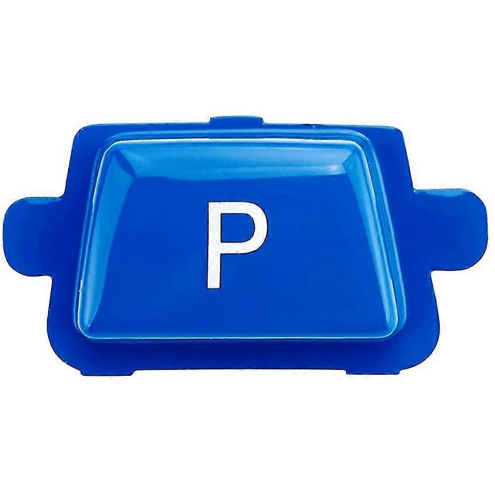Car Lever Auto Parking Button Cap Letter P Button For - X5 X6 E70 E71 Blue