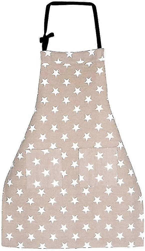 Matlaging Forkle, Matlaging Forkle Kvinner Matlaging Forkle, Justerbar Bomull Lin