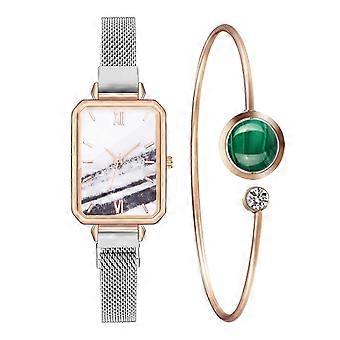 Vrouwen mode horloge klok roestvrij staal casual jurk pols kristal sieraden