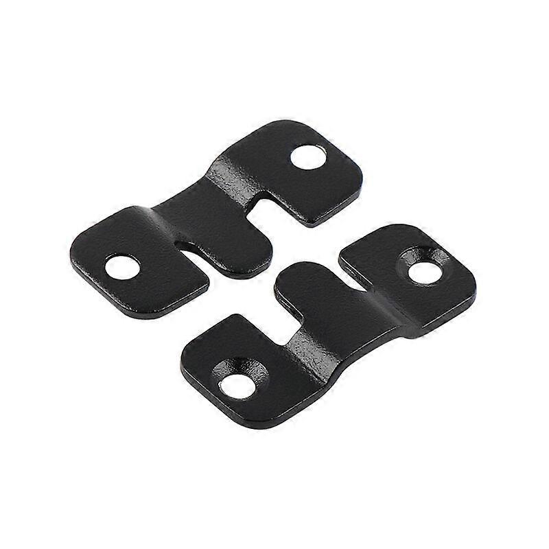 4pcs Modular Sofa Connector, High Quality Metal Sofa Lock, For Two Seater Sofa (Black, Large)