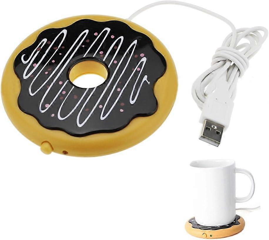 Creative USB Cookie Cup Warmer Coaster Coffee Mug Heating Pad Desktop Cute Gadget