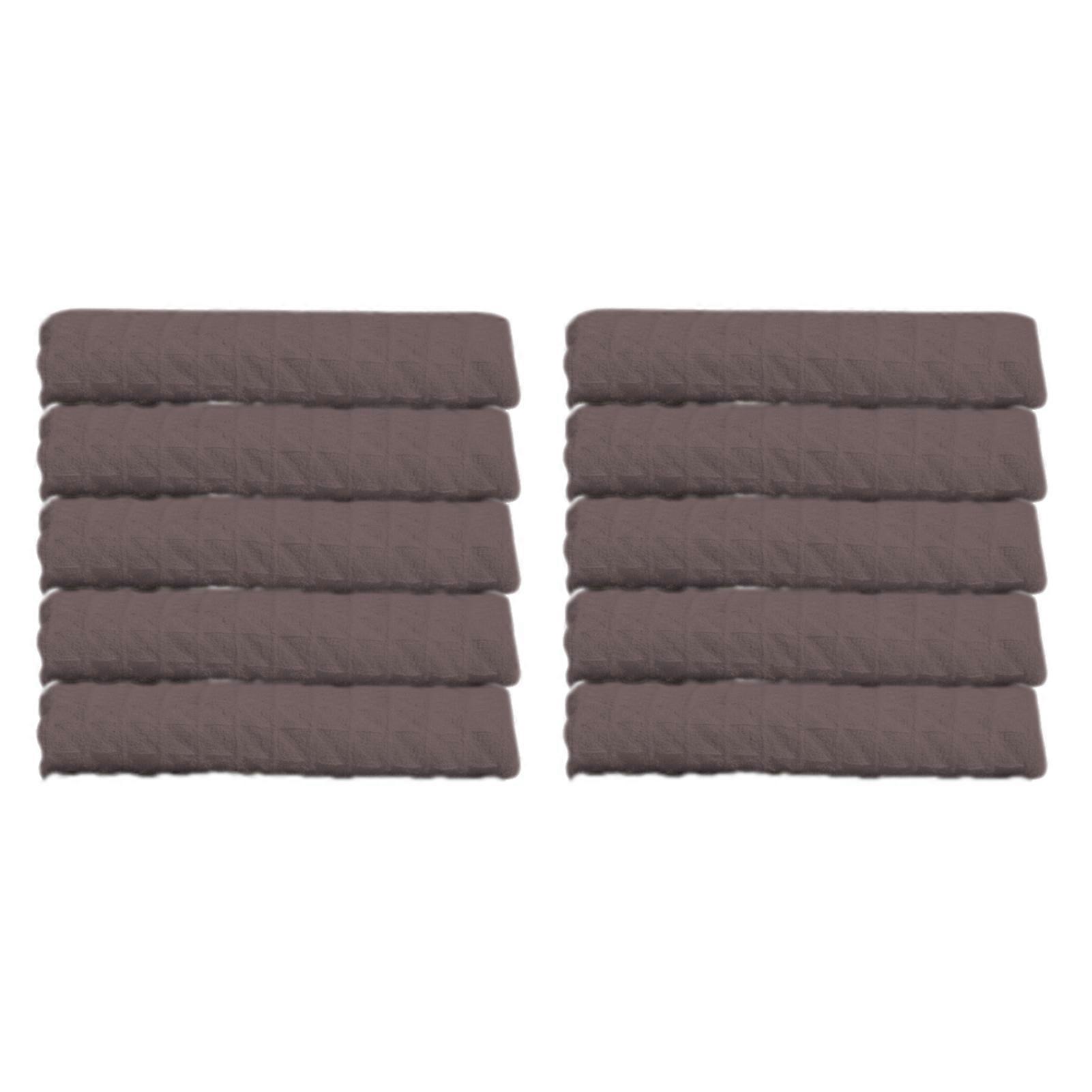10Pcs Kitchen Dishcloth Waffle Weave Quick Drying Thickened Milk Residue Remover Cloth Kitchen Cleaning Towel