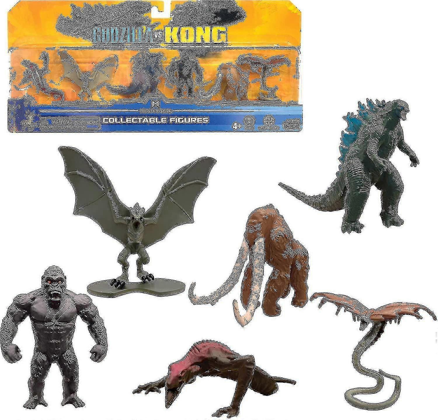 Vs Kong 2"" Mini 6 Pack