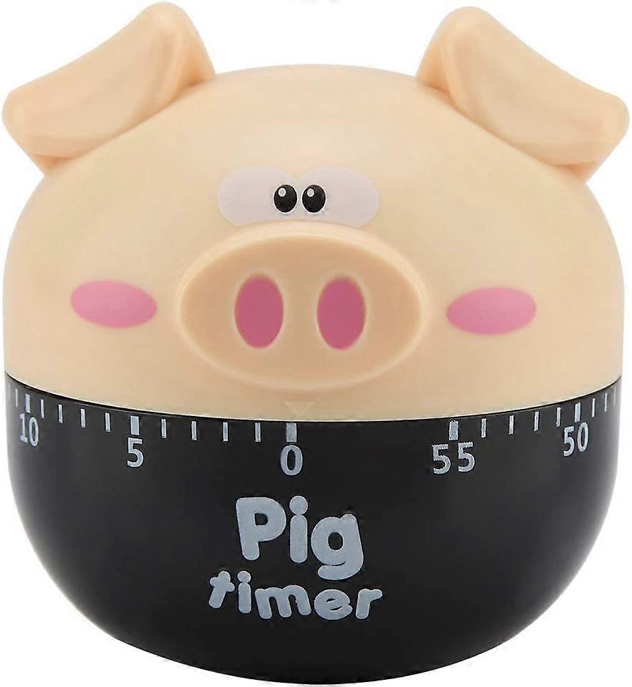 Kitchen Timer-Cute Cartoon Pig Mechanical Timers Counters for Cooking Timing Tool