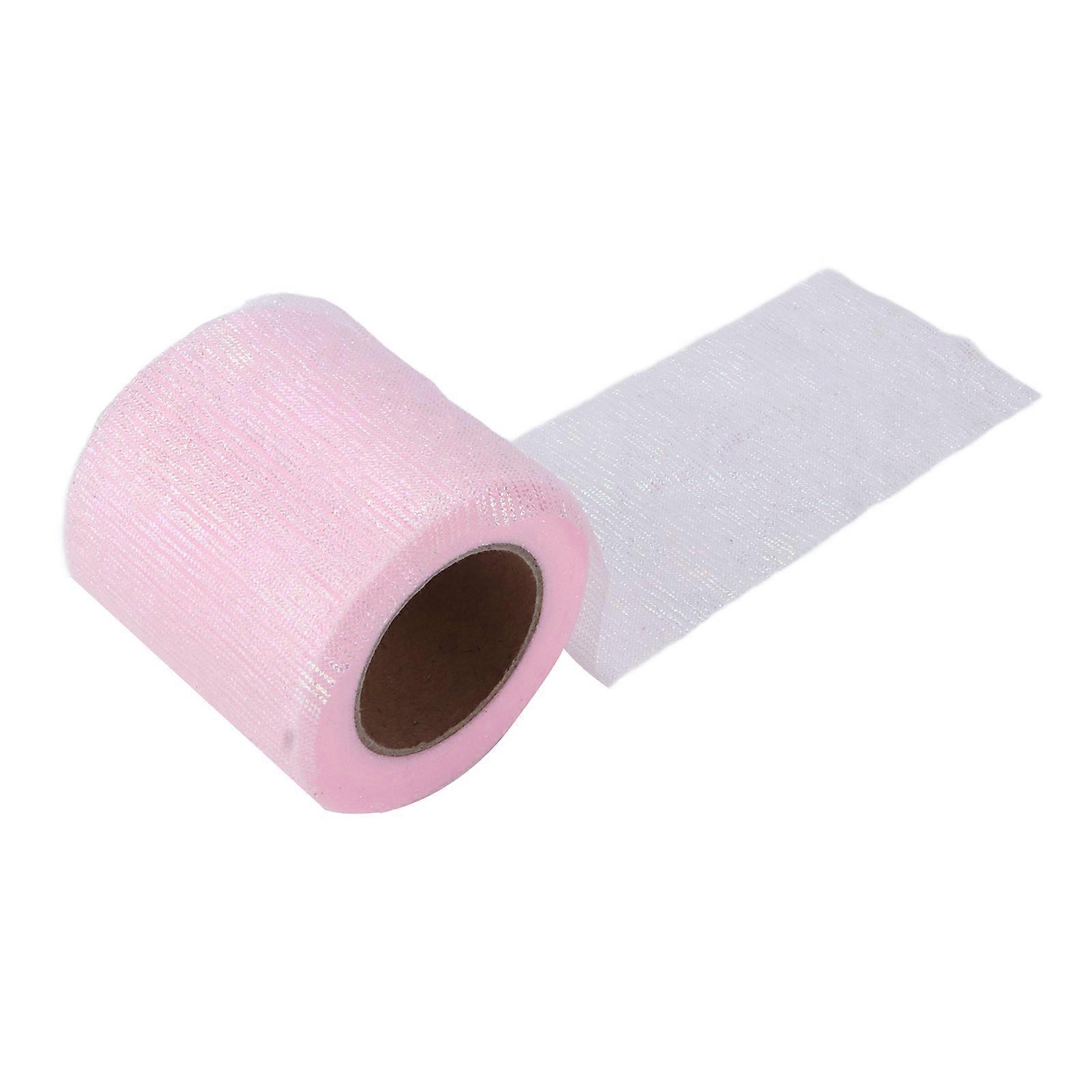 Tulle Roll Symphony Line Mesh Roll Manuell DIY hodeplagg Bowknot Mesh Fabric TilbehørPink