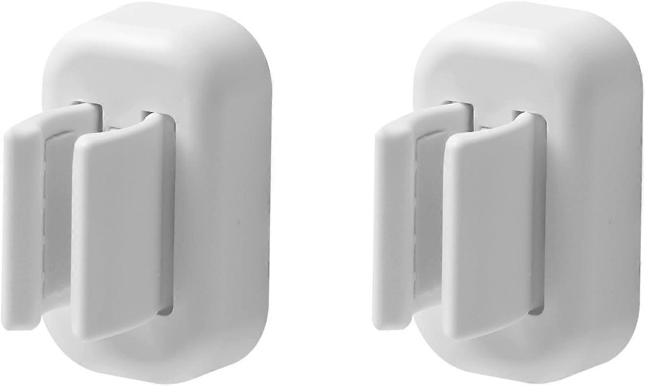 2PCS White Toothbrush Holder, Multi-Function Holder, Waterproof Self Adhesive Wall Mounted Holder, for Bathroom, Kitchen