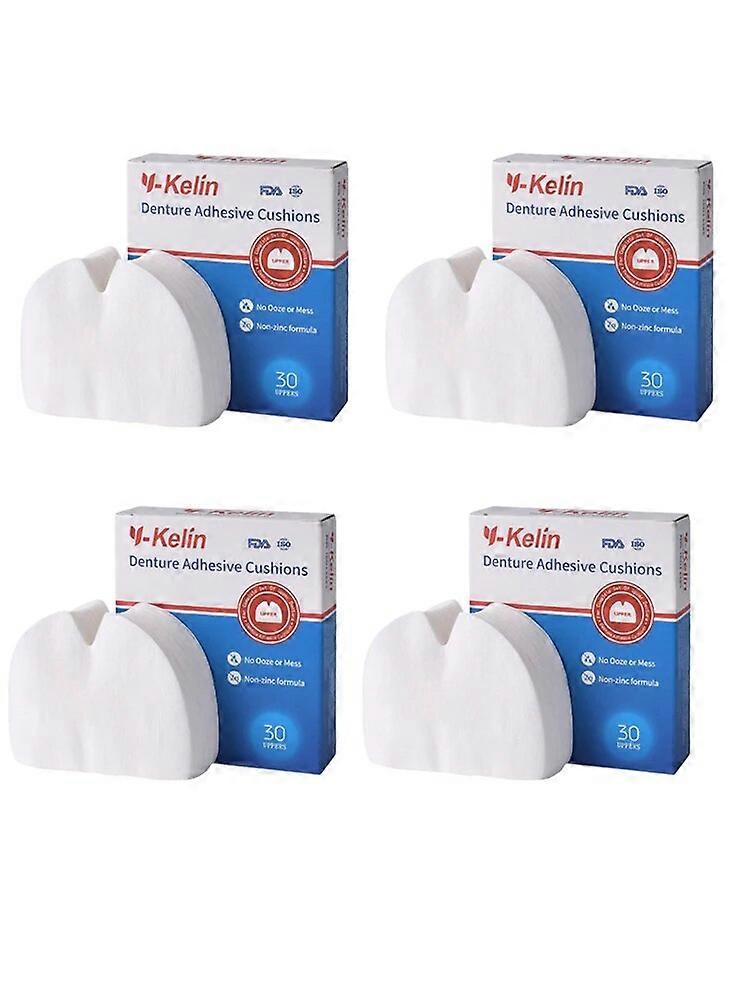 Denture Adhesive Cushion Upper 120 Pads (4 Pack)