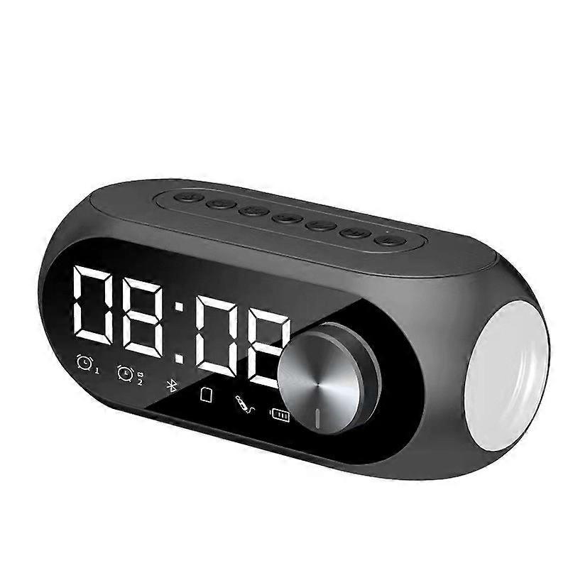 Multifunctional FM Radio Wireless Bluetooth Speaker Clock Alarm Clock