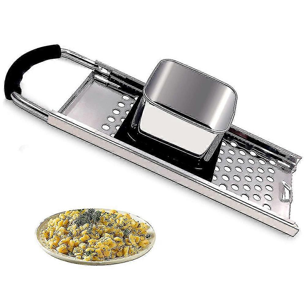 Stainless Steel Spaetzle Maker With Comcompatiblet Grip Handle-m
