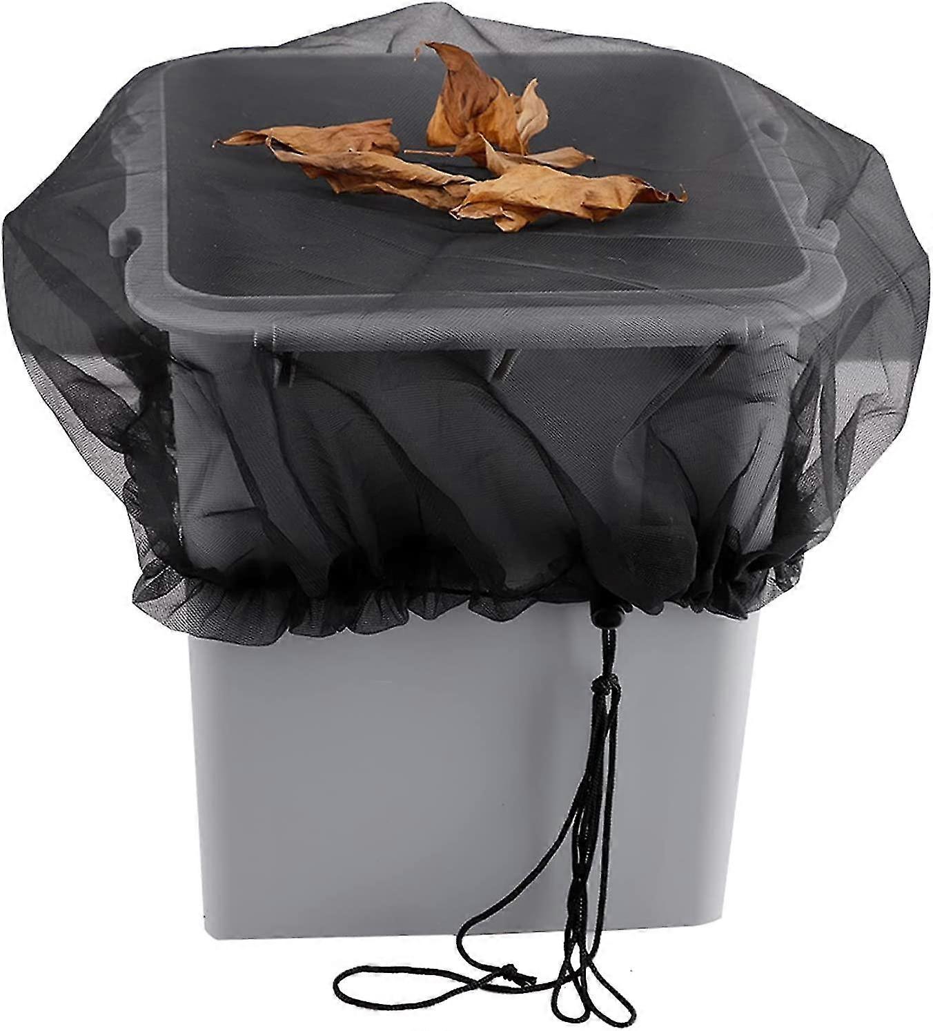 Mesh Cover for Rain Barrels Water Butt Net Rain Barrel Cover 95 cm Adjustable Rain Butt net