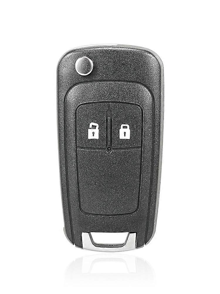 QWMEND 2/3 Buttons Flip Car Remote Key Shell Case For Opel Vauxhall Corsa Astra Vectra Zafira Omega Folding Key Fob HU100 Blade