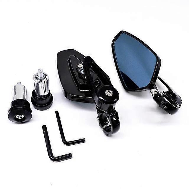 22mm Adjustable Motorcycle Modified Rearview Mirror Cnc Handlebar Mounting Reversing Auxiliary Mirror Angle