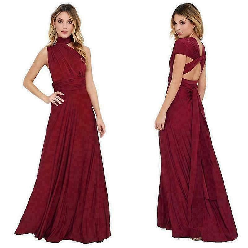 kvinners lange maxi kjole