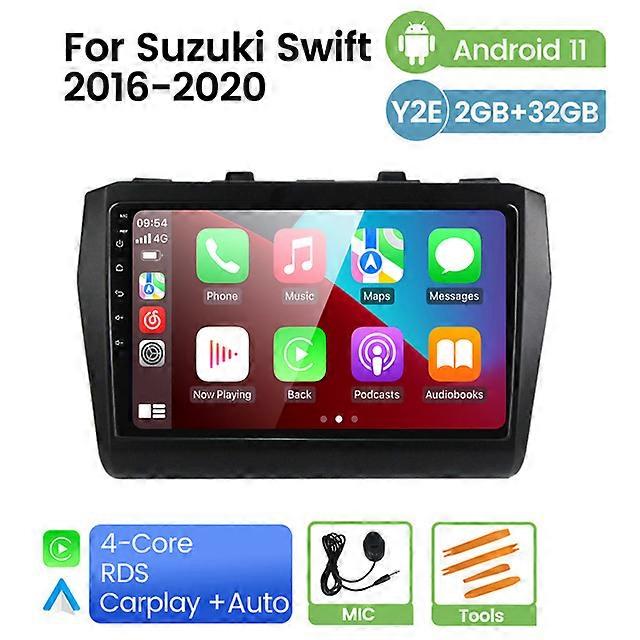 For Suzuki Swift 5 2016 - 2020 Car Radio Multimedia Video Player Navigation stereo GPS Android No 2din 2 din dvd rds carplay bt