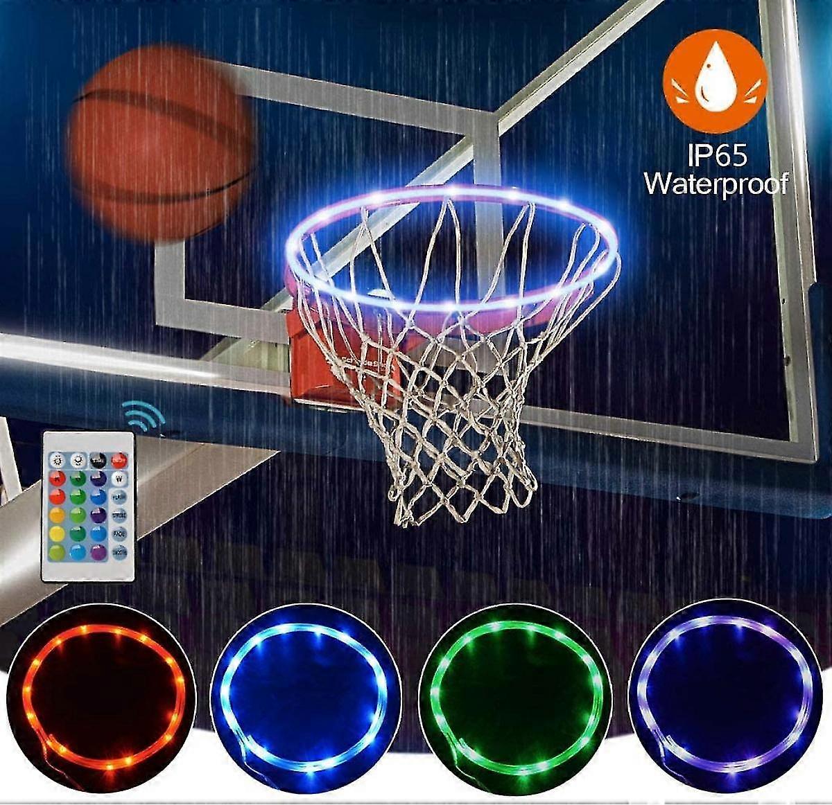 Nowe ulepszone oświetlenie LED Luminous Basketball Frame Light, oświetlenie tablicy do koszykówki, kolorowe oświetlenie do koszykówki, oświetlenie kosza
