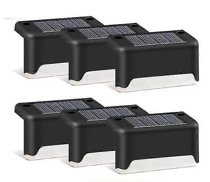 6 sets zonnepanelen, outdoor LED's