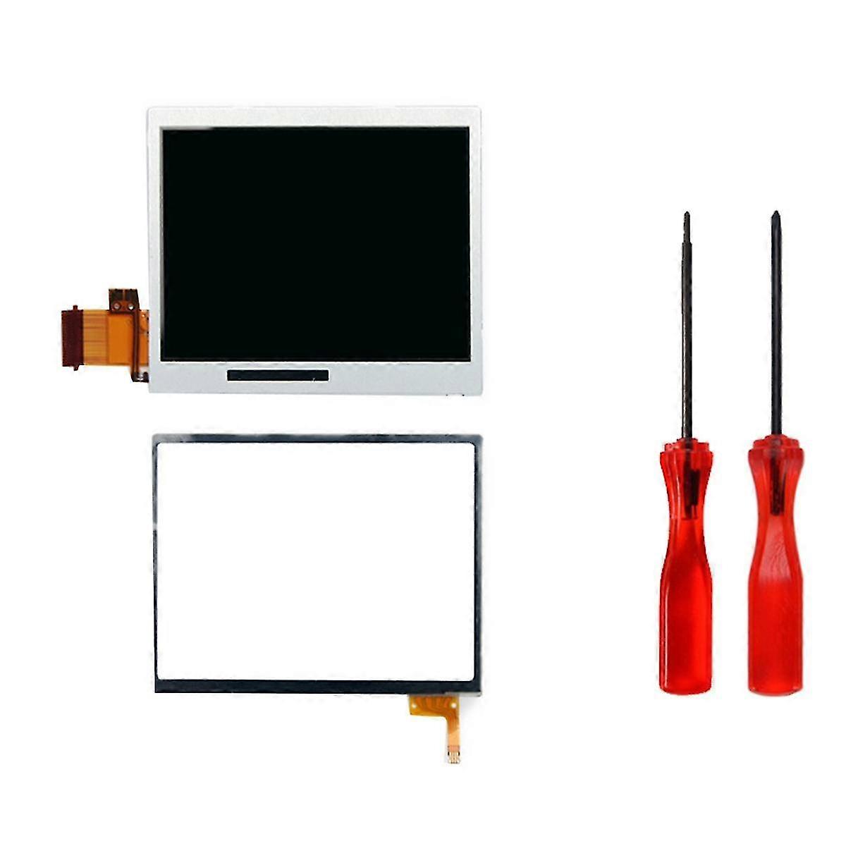 For Ndsl Lcd Touch Screen+down Screen Kit With Screwdriver For Ndsl Game Console Replacement Screen Kit