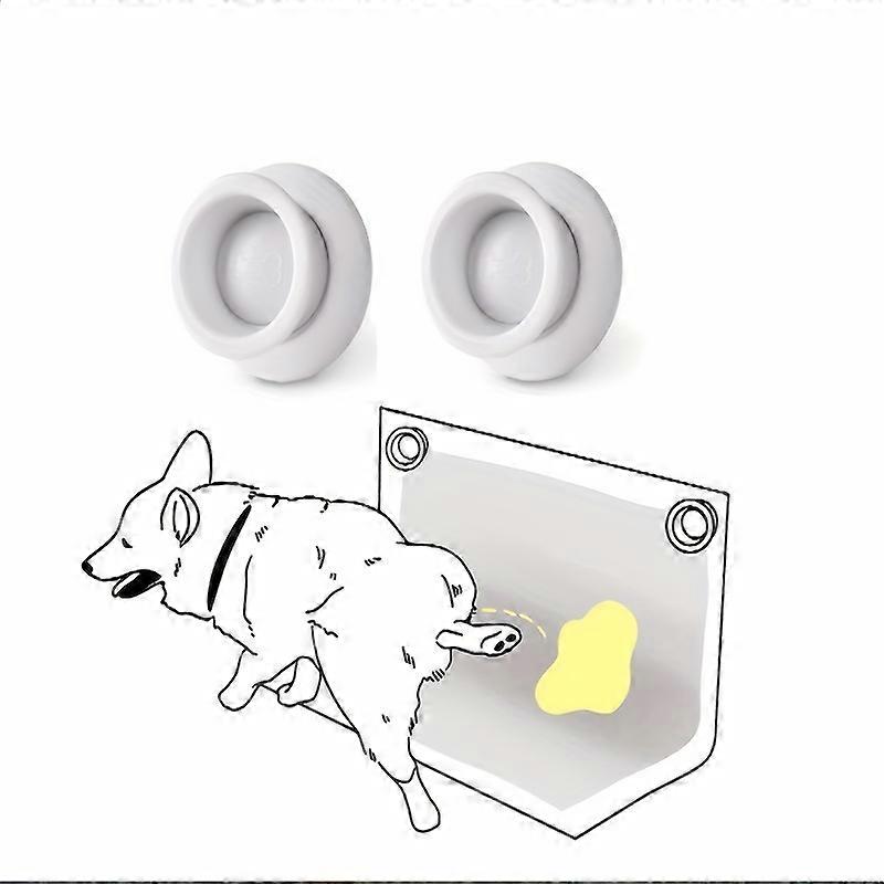 2-Pack Magnetic Dog Pee Pad Holder - Strong Hold, Universal Fit, Self-Adhesive for Easy Training - Perfect Potty Training Aid for All Dog Sizes