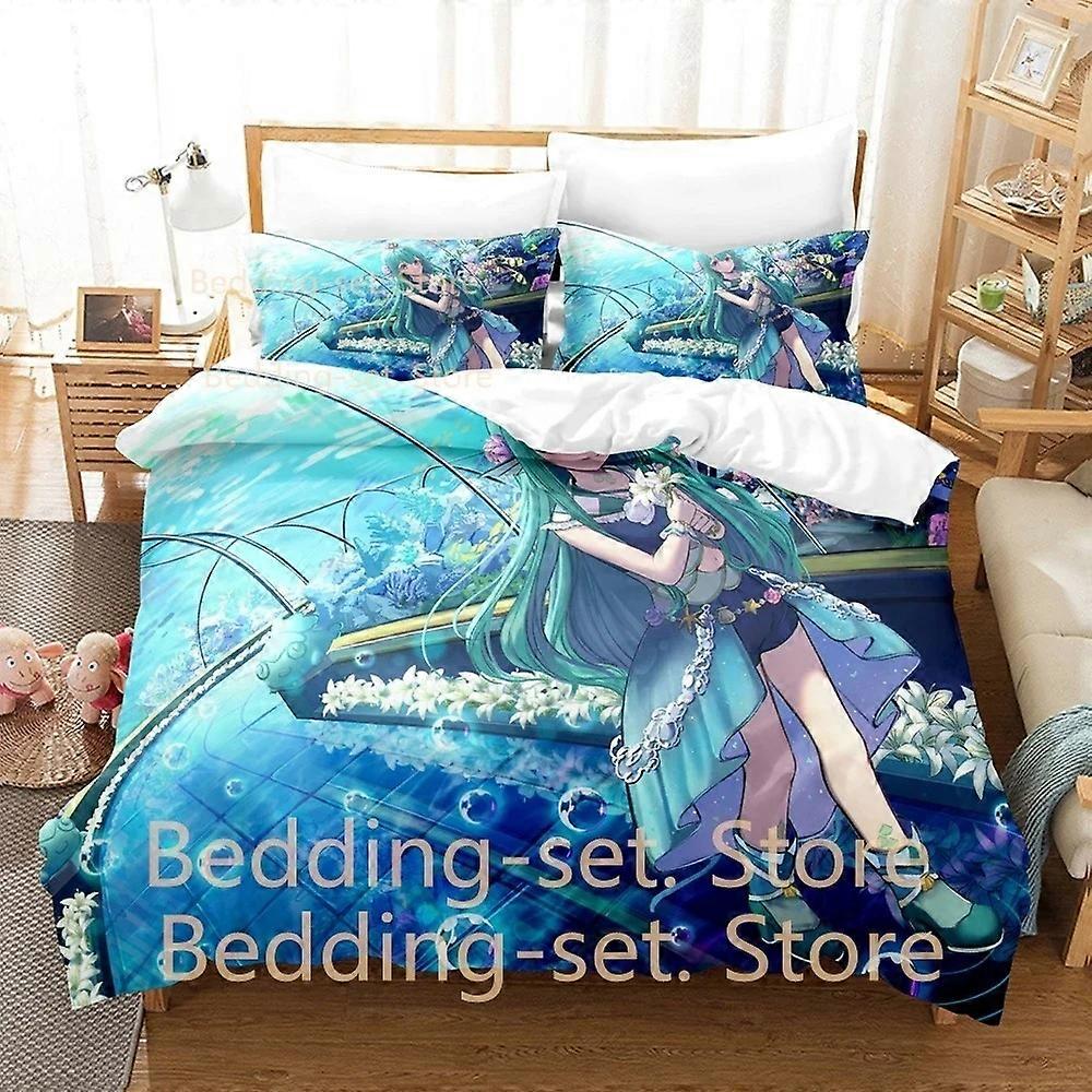 o2002 Lakan Finana Ryugu Sängkläder Set Sängset Vuxen Barn Sovrum Påslakan Set Hem Textil Lakan fVV2002