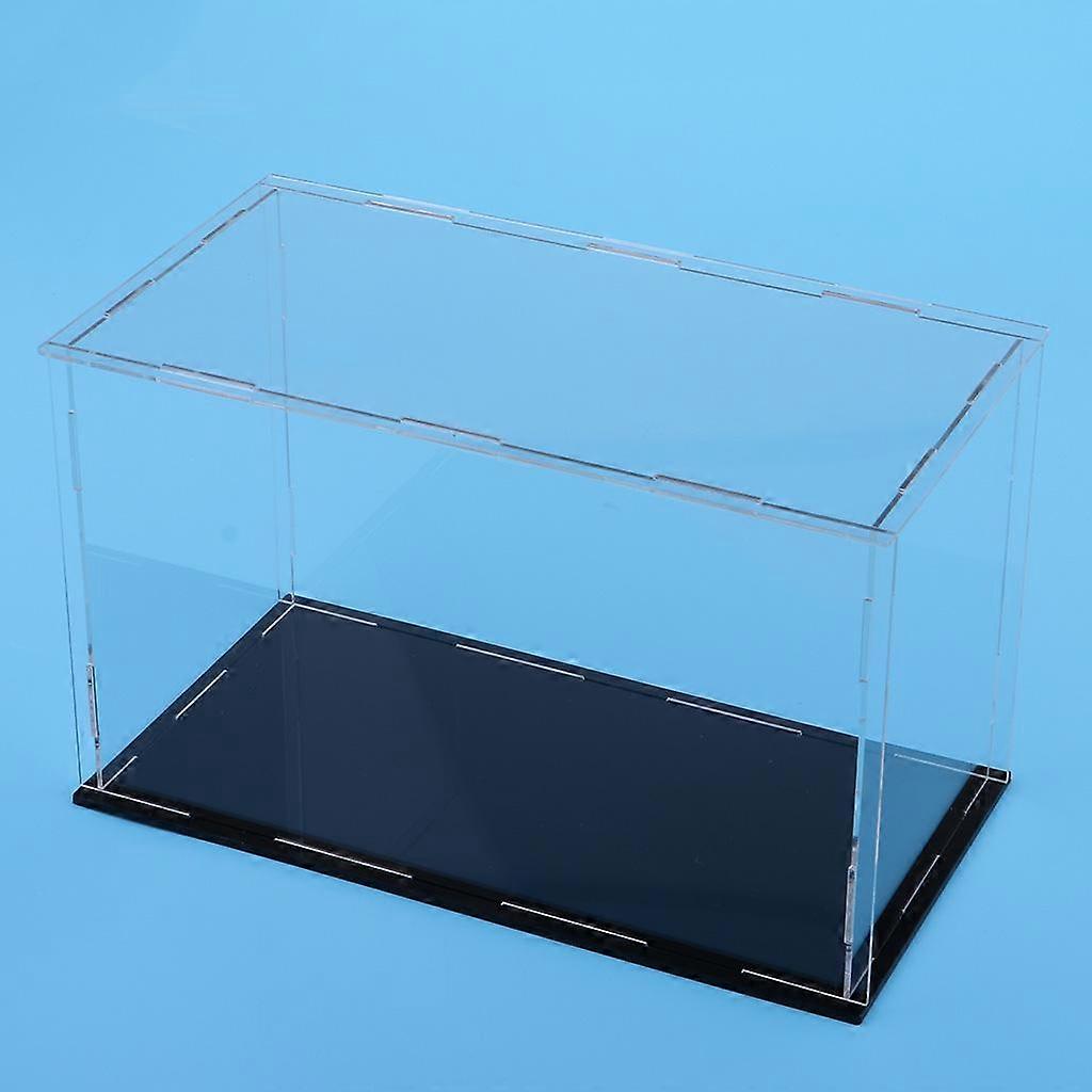 1Pcs Acrylic Display Case Transparent Plastic Display Box for Building Block Toy Model 9.4 x 4.7 x 5.9inch