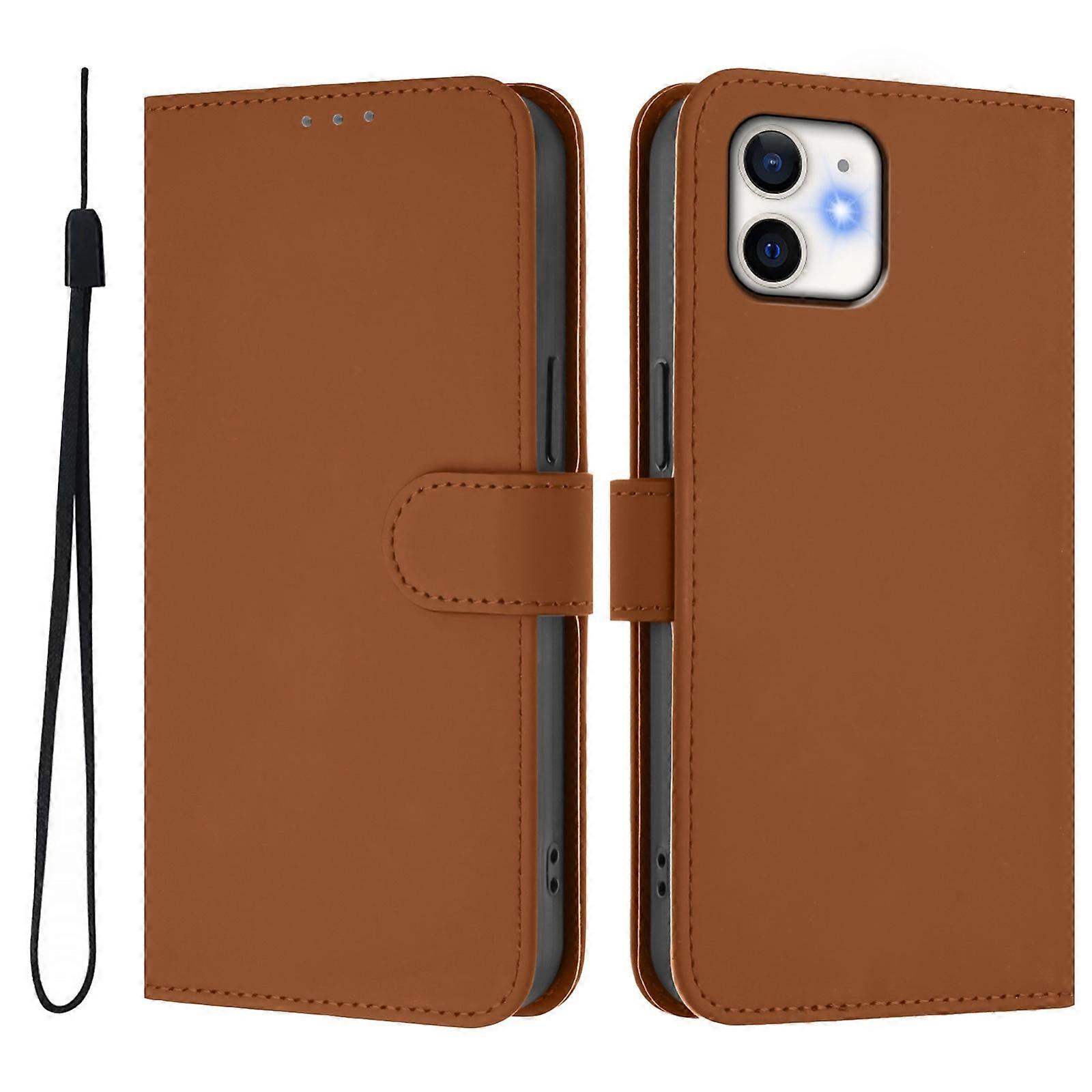 Skin Feel Leather Phone Case For iPhone 11