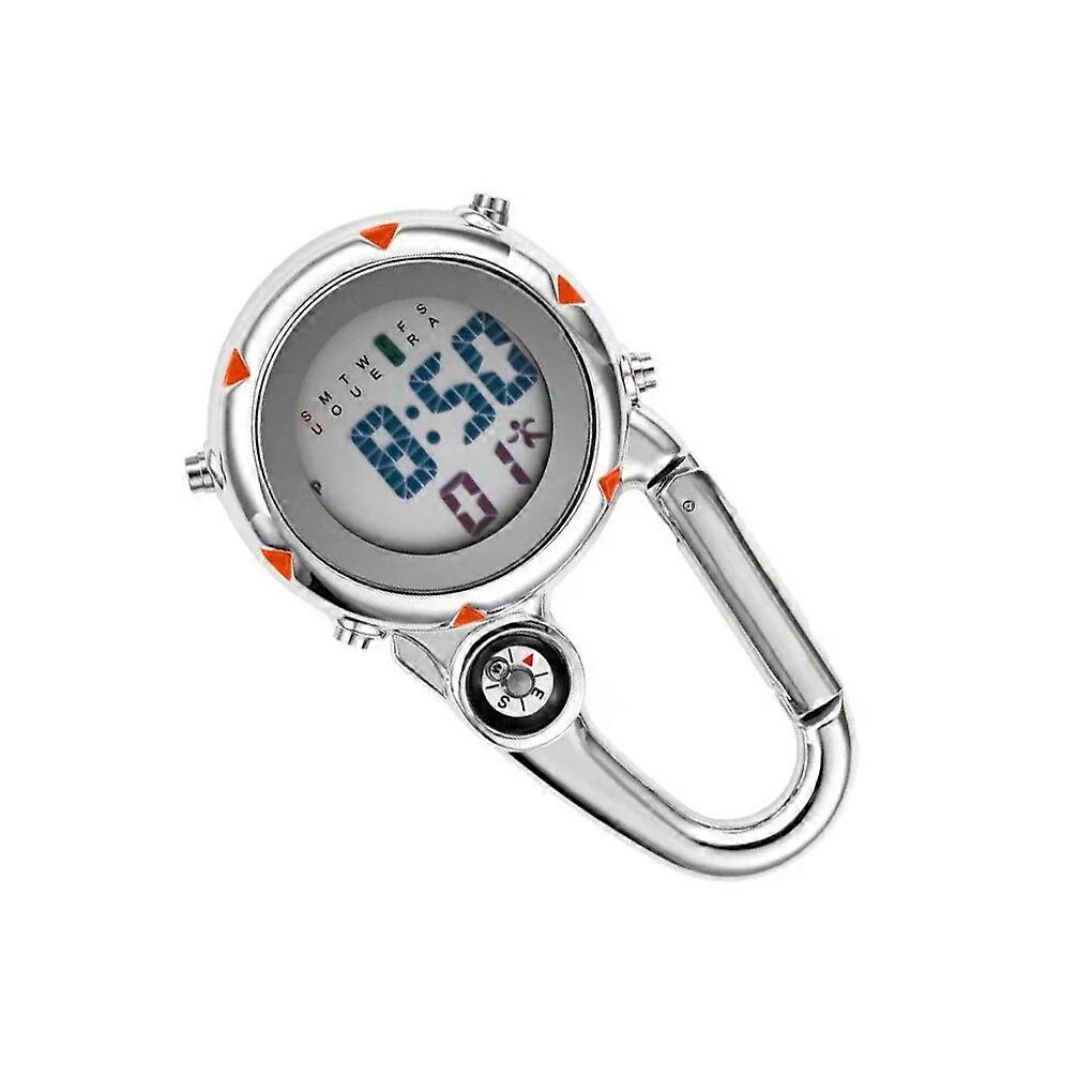Carabiner Clip Watches Clock Luminous Multi-function Watch Temperature Clocks