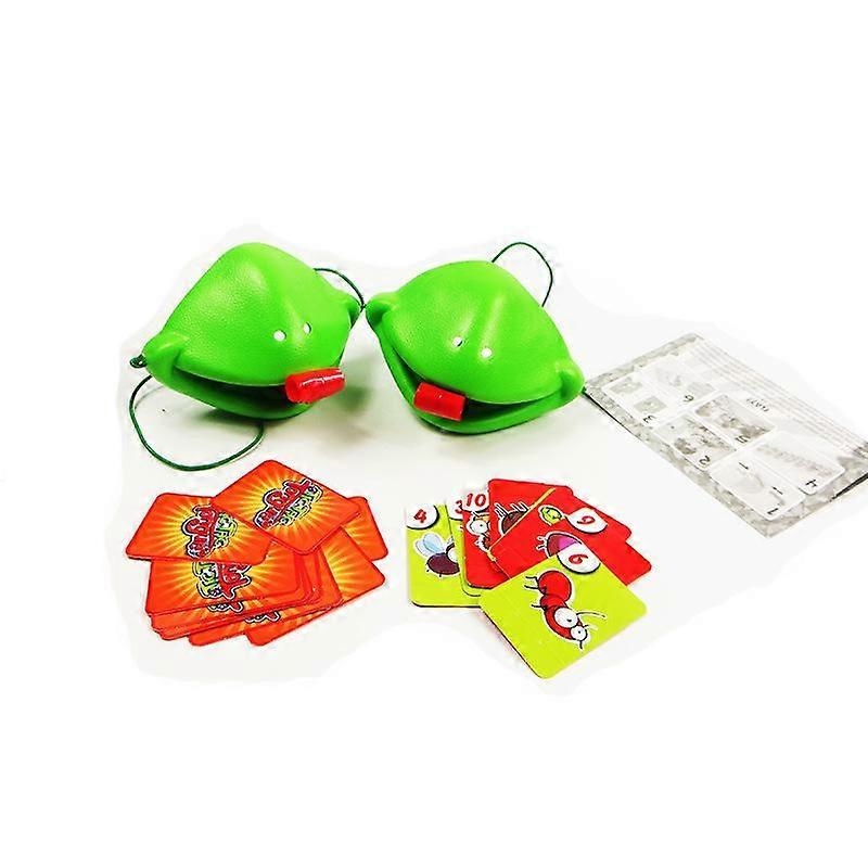Tic Tac Tongue Lizard Tongue-Sticking Competitive Greedy Mosquito Chameleon Frog Snatching Game