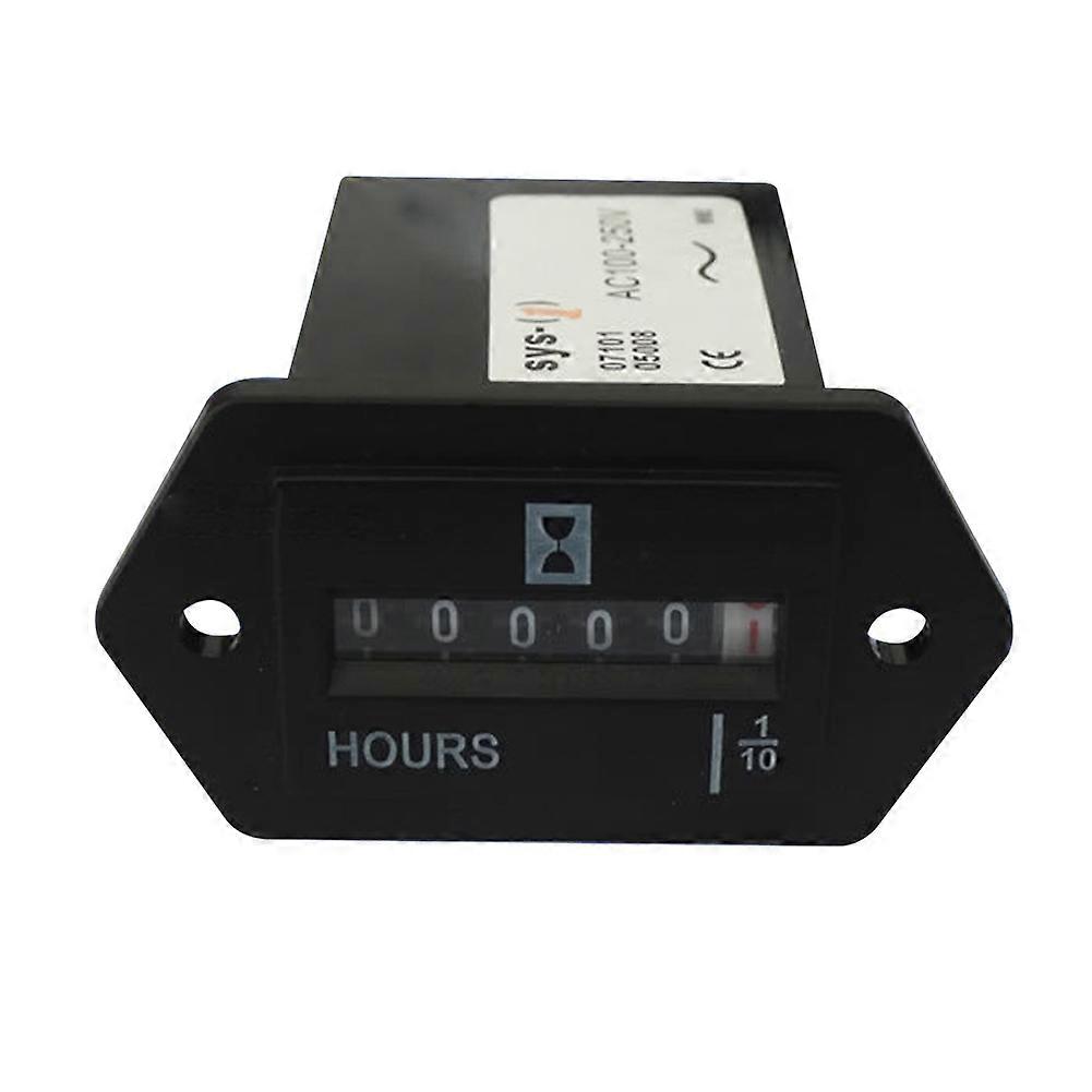 SYS-1 Hour Meter Digital Industrial Sealed Timer Counter Mechanical Hours Counter