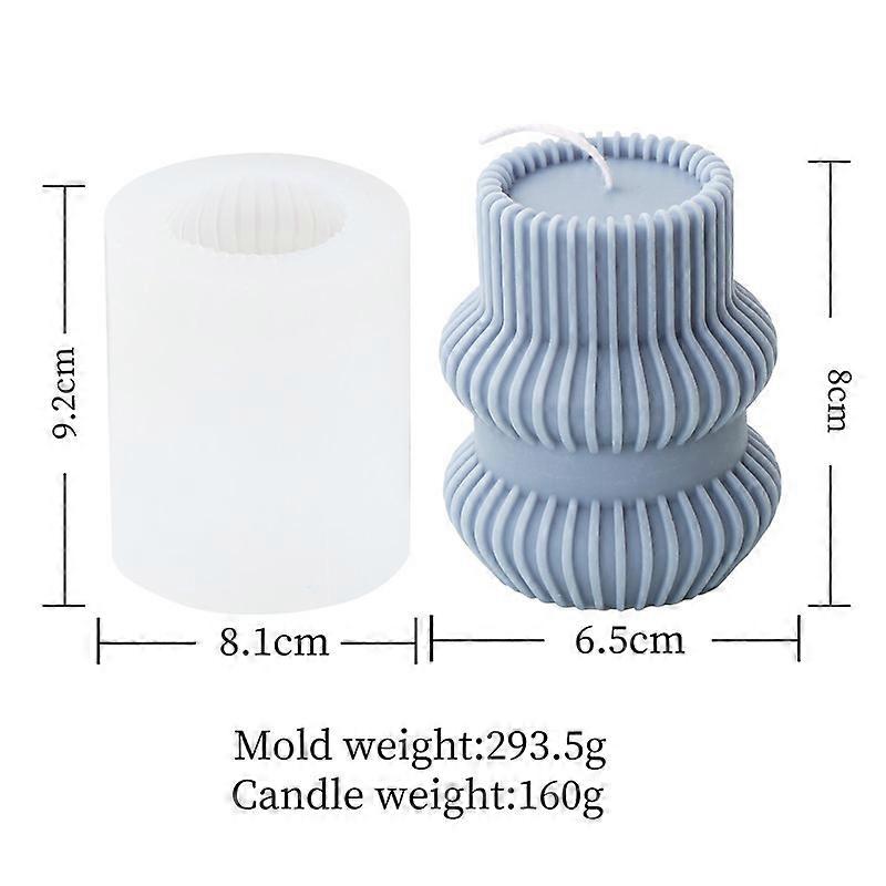 رائعة DIY شمعة سيليكون قالب صنع قالب هندسي قالب 3D شكل راتنج الايبوكسي للصابون اليدوية الحرفية قالب شكل ديكور المنزل