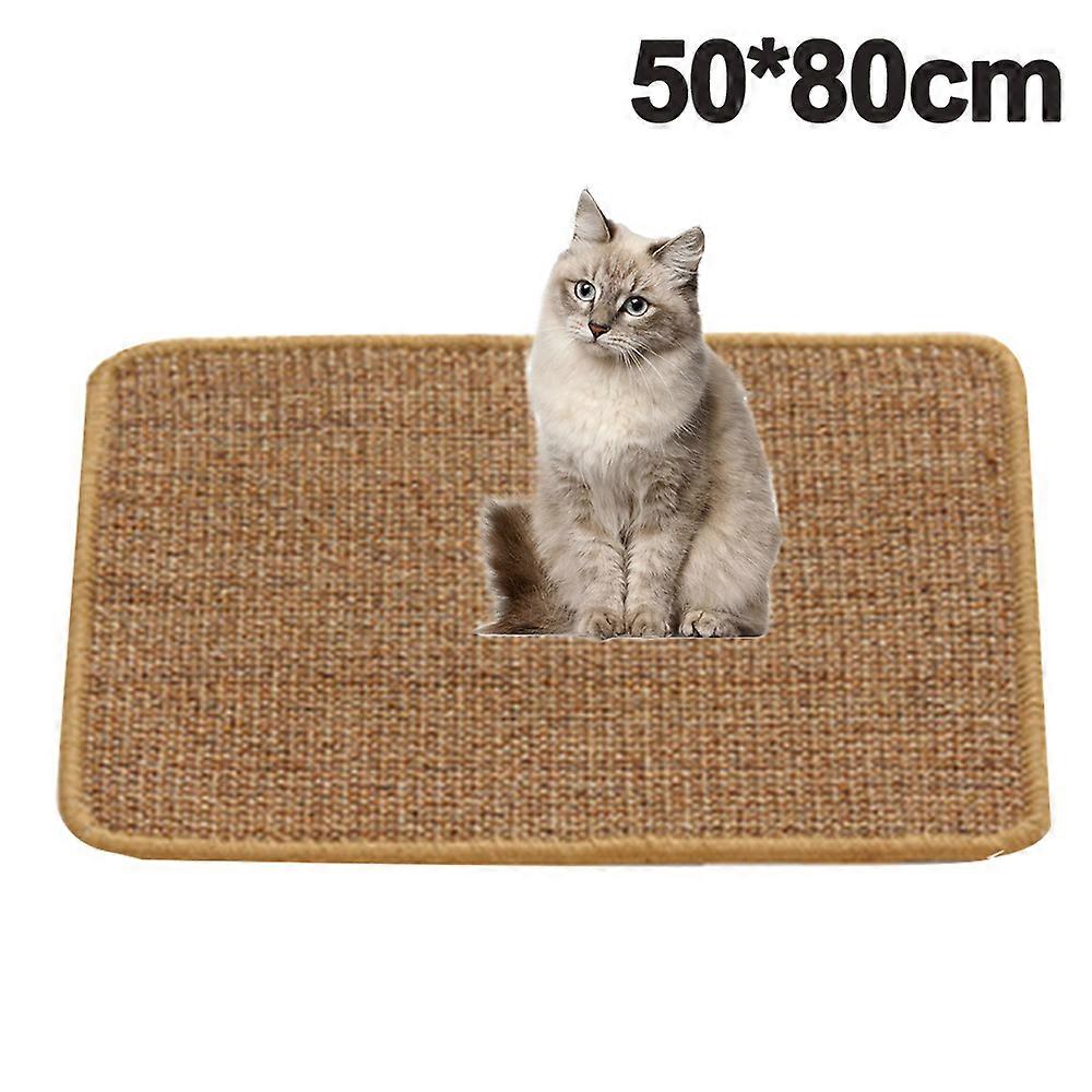 50*80Cm Cat Scratching Mat, Non-Slip Cat Scratching Blanket Sleeping Blanket, For Sharpening Claws And Protecting Furniture-X8097