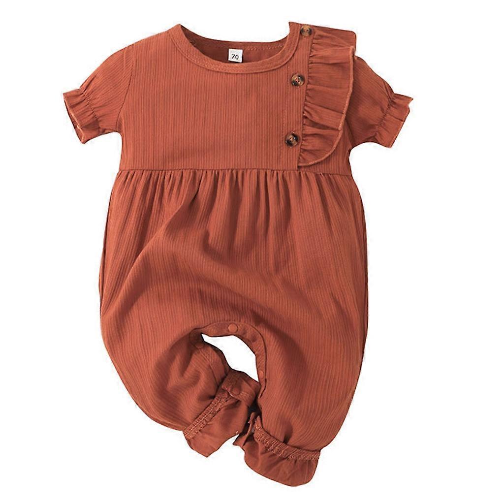 Baby Kläder Flicka Romper Mode Spädbarn Kläder Baby Kläder Kortärmad