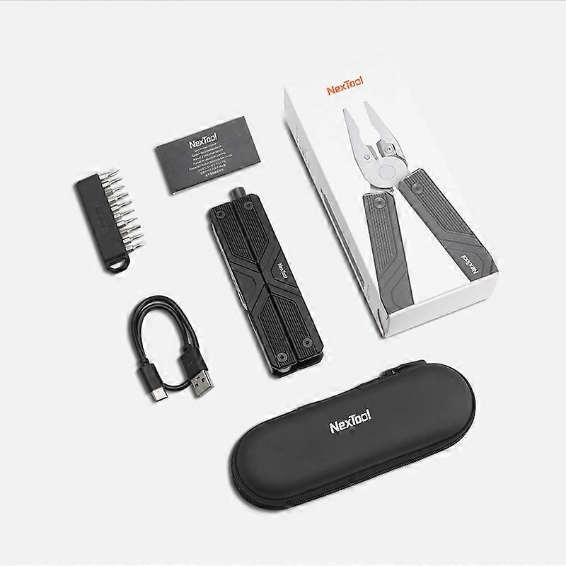 NexTool Precision Electric Screwdriver 13-in-1 Multi-functional Manual Pliers Scissors Bottle Opener Pocket Multi-tool Portable