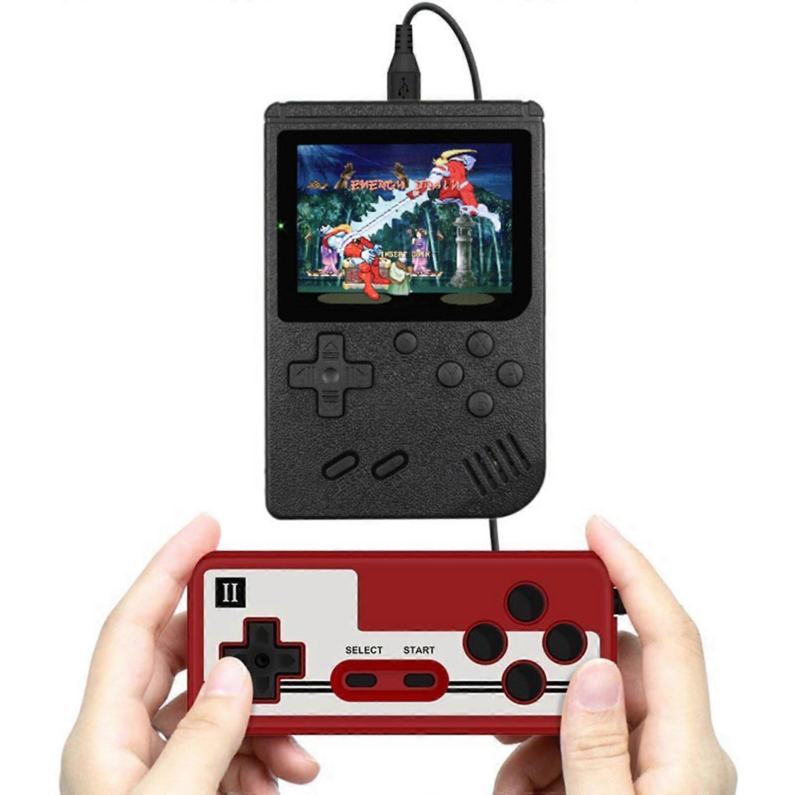Handheld Console,Retro Video Game Console, Support 2 Players Play on Tv