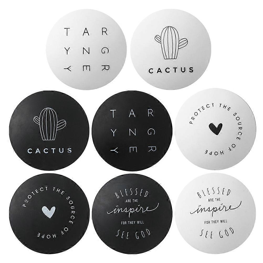 8PCS Door Knob Wall Bumper Guard Door Crash Pads Stopper Anti Collision Pads Random Style