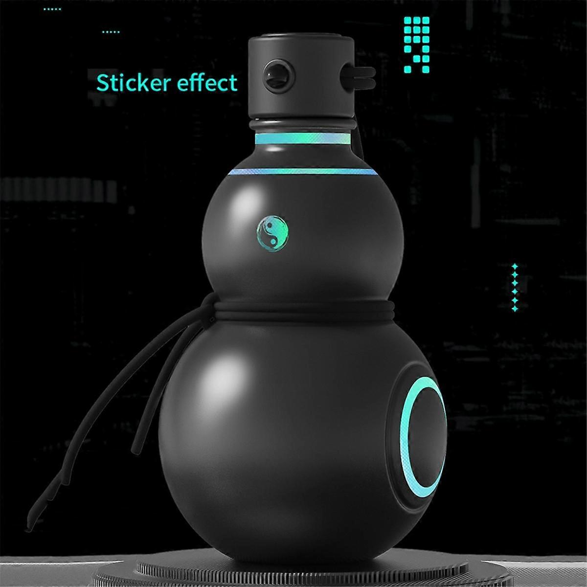 Chinese Retro-Inspired Gourd Bottle 900ML Gourd Water Bottle Gourd Sports Water Bottle Large Capacity Water Bottle,A