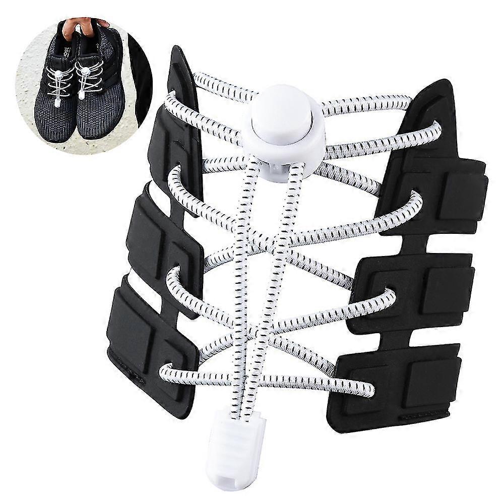 Elastic No Tie Shoe Laces - One Size Fits All For Kids And Adults - Elastic No Tie Shoelaces