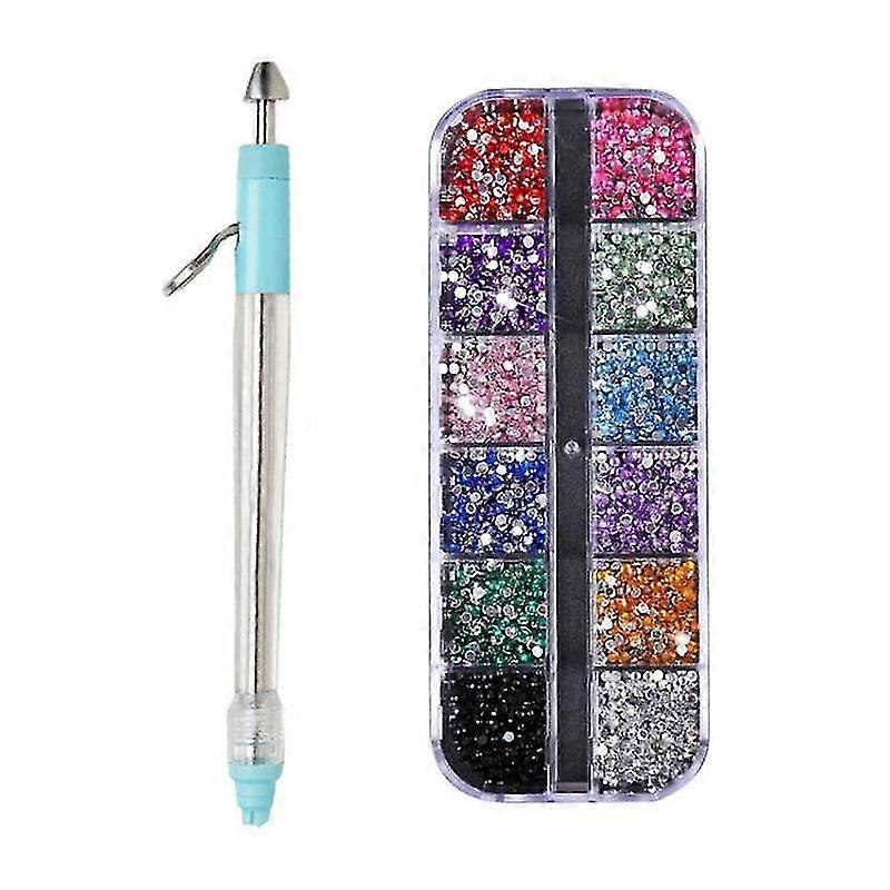 Bling it על עט רב פונקציה נקודה יהלום ציור עיפרון רקמה מקדחה ערכת אמנות עם ריינסטון עבור קריסטל מלאכת יד מתנות