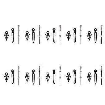 10pcs Set Watch Pointer Watch Hands Hour Minute Second Luminous Watch Movement Modification Parts for NH35 NH36 SK?23