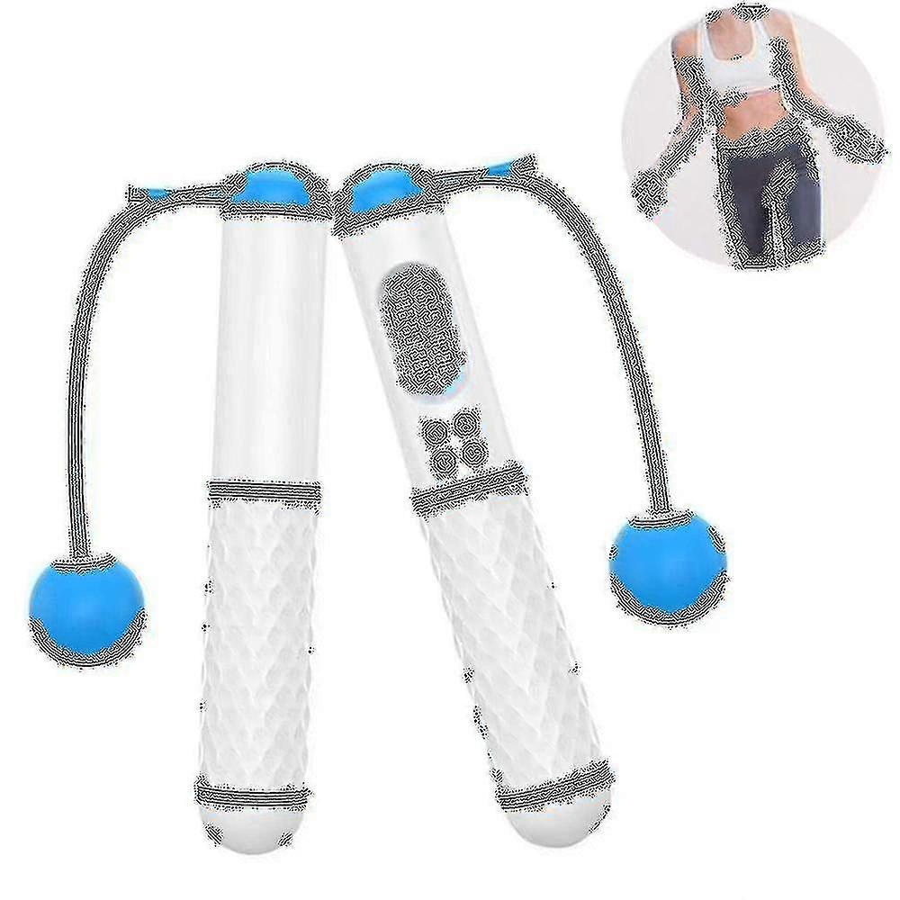 Jump Rope Digital Weighted Ropeless Skipping Rope Adjustable Cordless